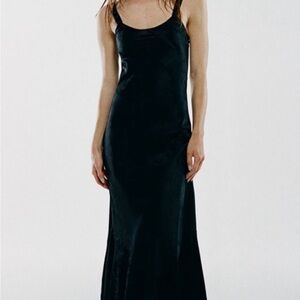 Realisation Par Allegra Black Dragon Maxi Dress